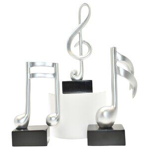Adam & Friends Home Decor Muscial Notes, 16Th, Double 16Th & Clef Sculptures
